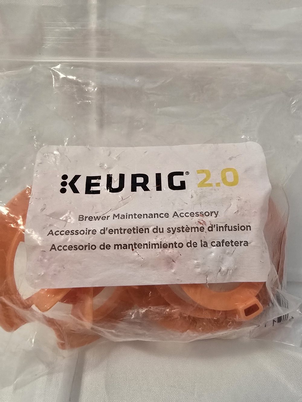 Keurig 2.0 Brewer Maintenance Accessory Orange Replacement Part KPCS 5000057664